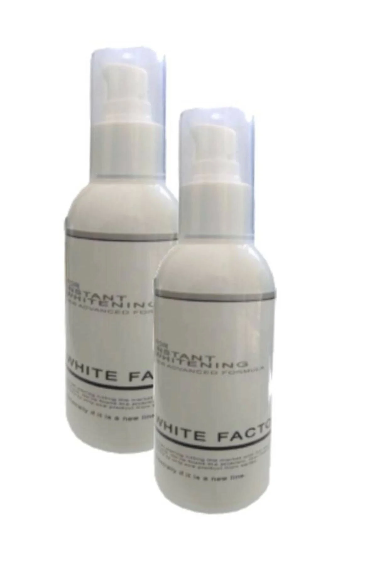 White Factor Cilt Beyazlatıcı Krem - Anında Beyazlatma Etkisi, 120 ml X 2 Ad
