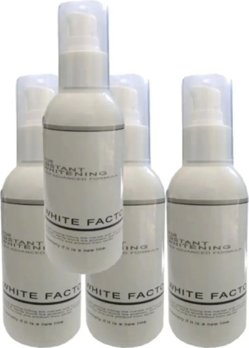 White Factor Instant Beyazlatıcı Krem - 120 ml x 4 Adet