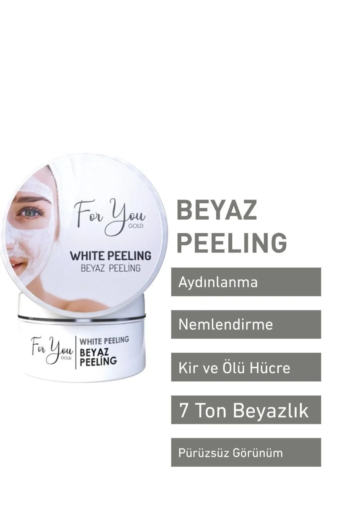 White Peeling | Yüz ve Vücut Peeling | Pirinç Peeling | Arındırıc