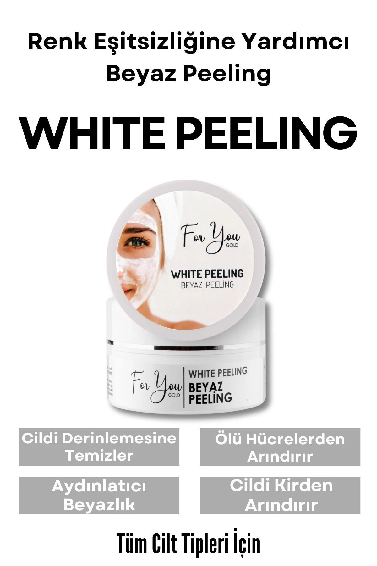 White Peeling | Yüz ve Vücut Peeling | Pirinç Peeling | Arındırıc