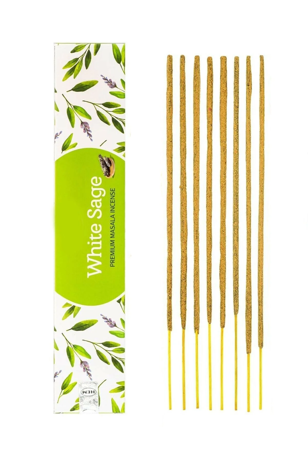 White Sage (beyaz Adaçayı) Premium Masala Organik Çubuk Tütsü 15 gr