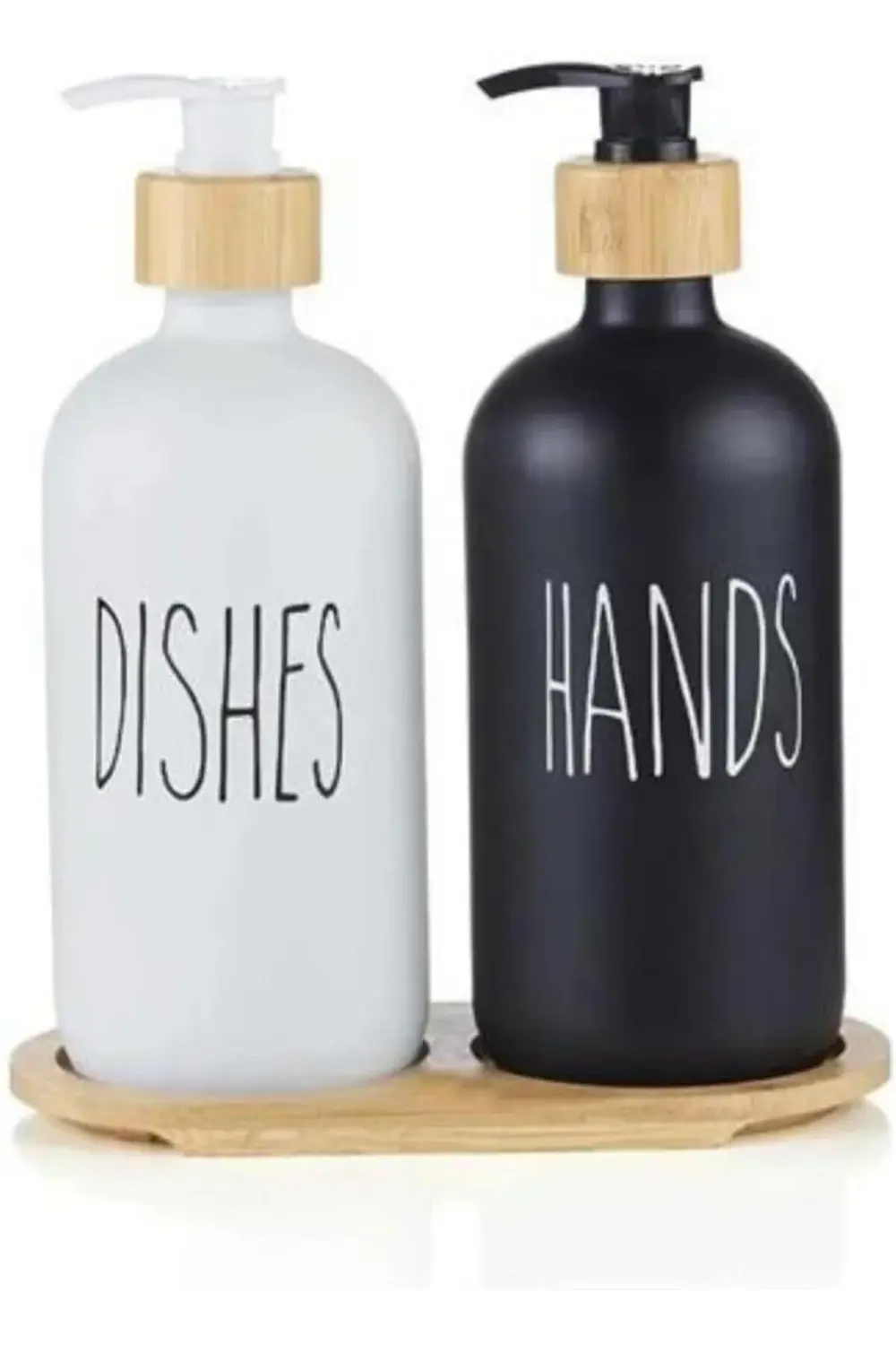 -WHİTE SİYAH BEYAZ SIVI SABUNLUK 500-ML ALT TEPSİLİ 1155328