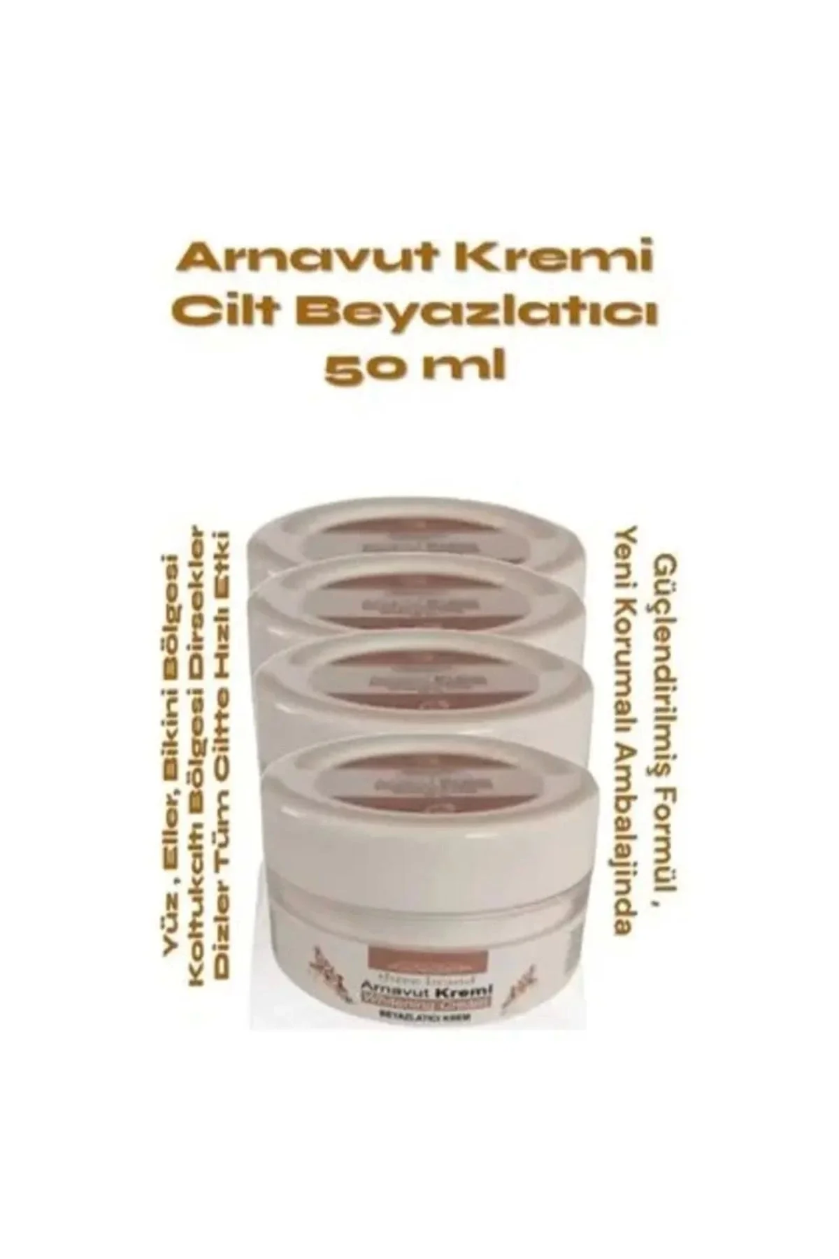 Whitening Cream Arnavut Kremi 50ml – 2 ADET Beyazlatıcı ve Aklık Kremi