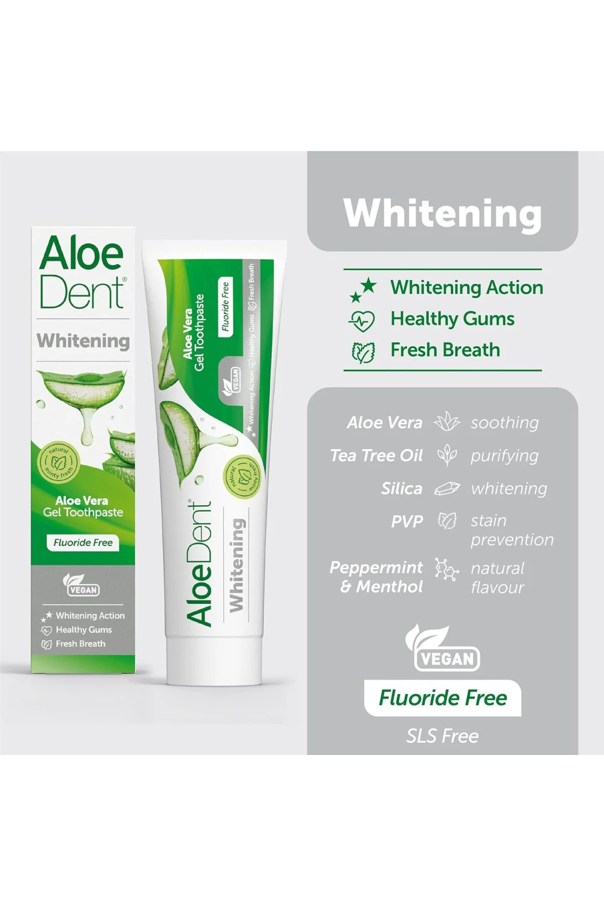 Whitening, Ekstra Beyazlatıcı Diş Macunu, Florürsüz, 100 ml
