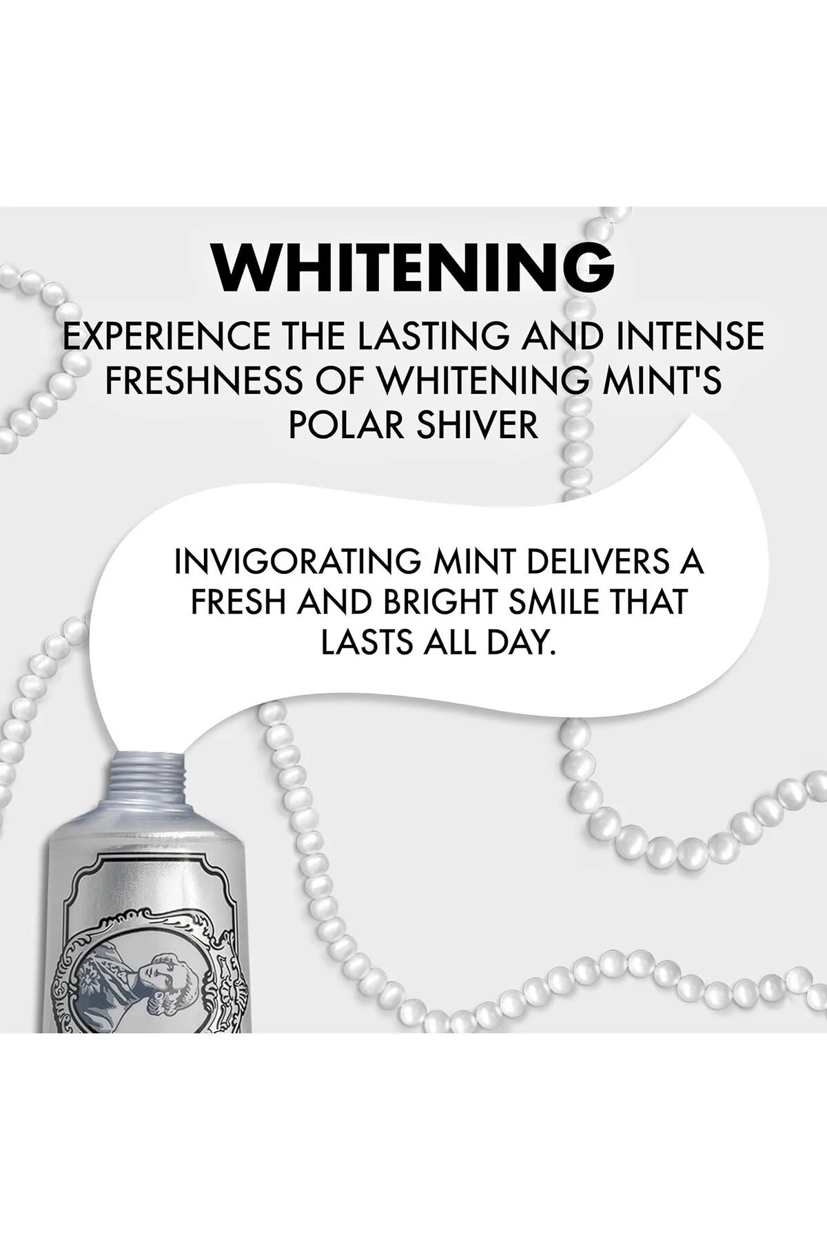 Whitening Mint Diş Macunu 85 ml – Doğal Beyazlık ve Uzun Süre Ferahlık x 2 Whitening Mint Diş Macunu 85 ml – Doğal Beyazlık ve Uzun Süre Ferahlık x 2