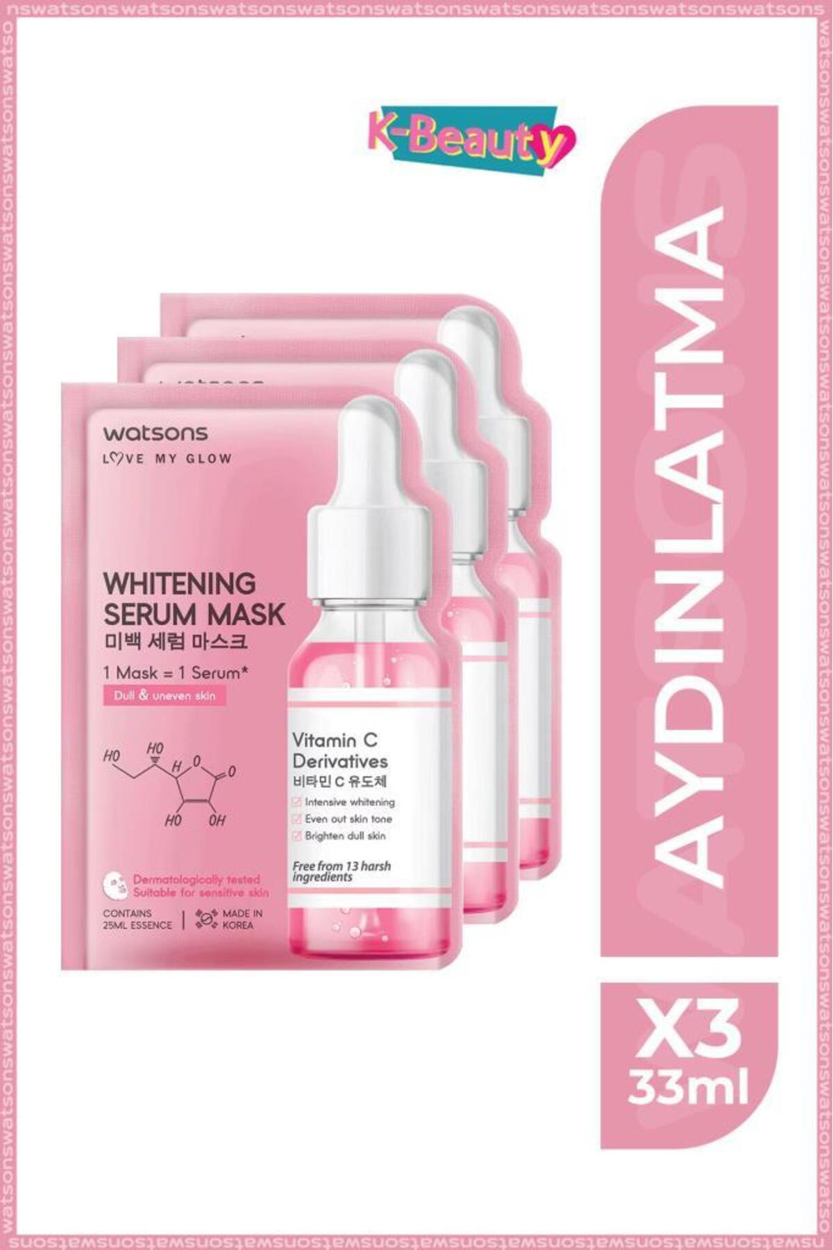 Whıtenıng Serum Maske 3'Lü Set