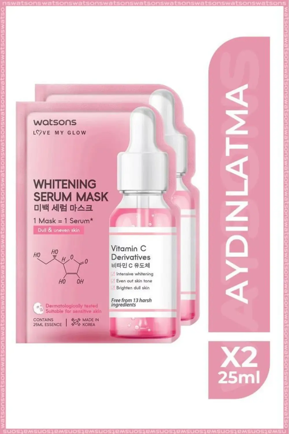 Whitening Serum Maske * 2 Adet