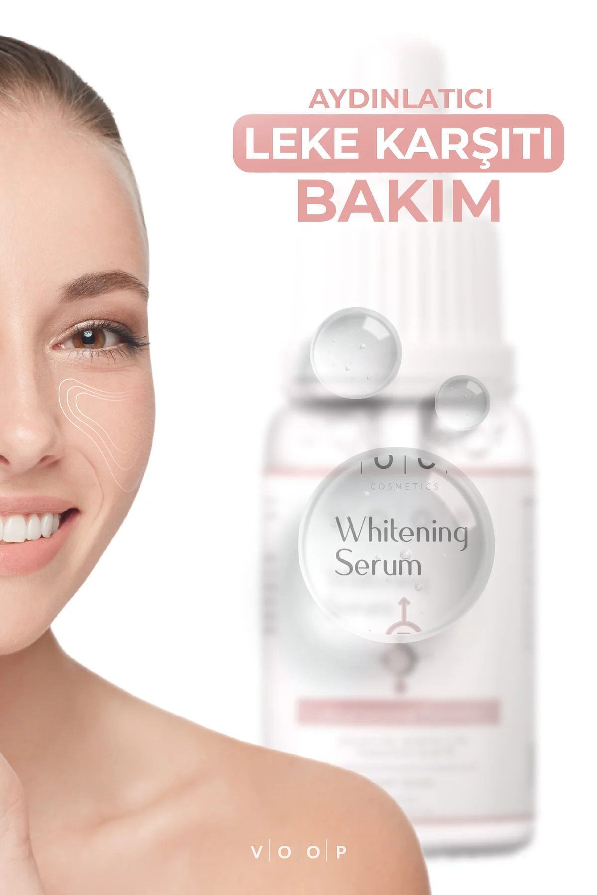 Whitening Ton Eşitleyici Mini Beyazlatıcı Serum 10 ml | %2 Arbutin, %3 Vitamin C, %1 Hyaluronik Asit