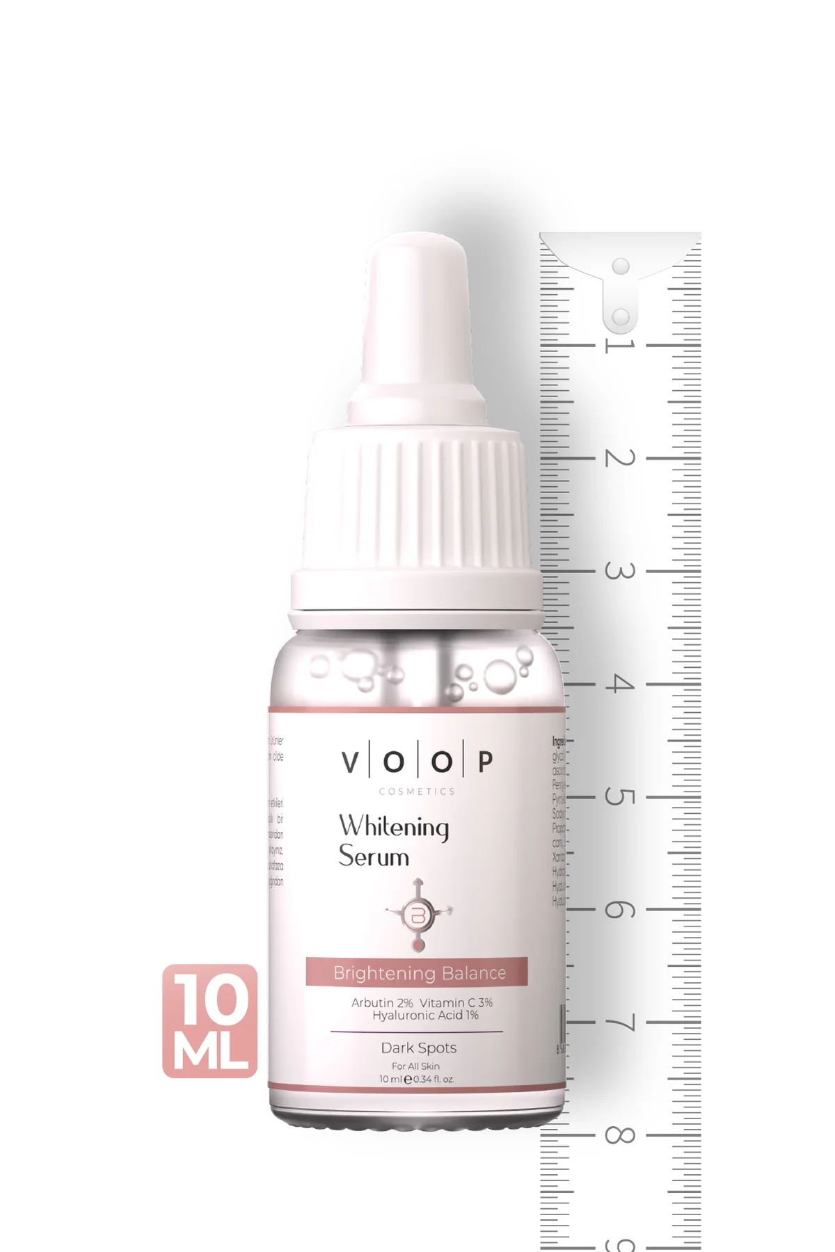 Whitening Ton Eşitleyici Mini Beyazlatıcı Serum 10 ml | %2 Arbutin, %3 Vitamin C, %1 Hyaluronik Asit