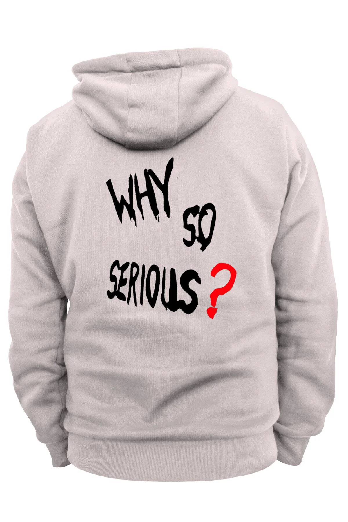 Why So Serious Baskılı 3 Ipl. Şardonlu %100 Pamuk, Içi Polar, Çok Kalın Sweatshirt