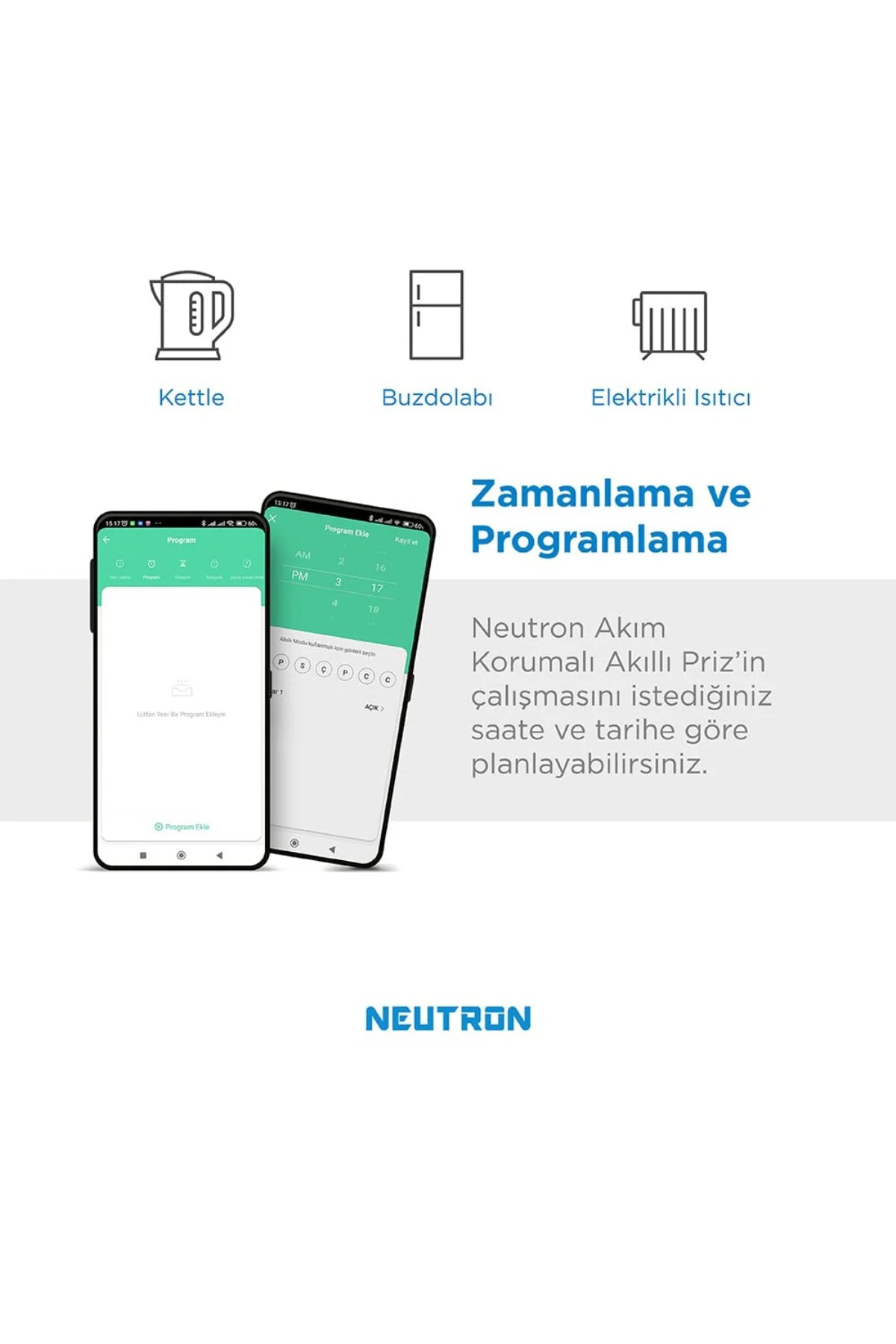 Wi-Fi 16 A Akıllı Tekli Akım Korumalı Priz Wi-Fi 16 A Akıllı Tekli Akım Korumalı Priz
