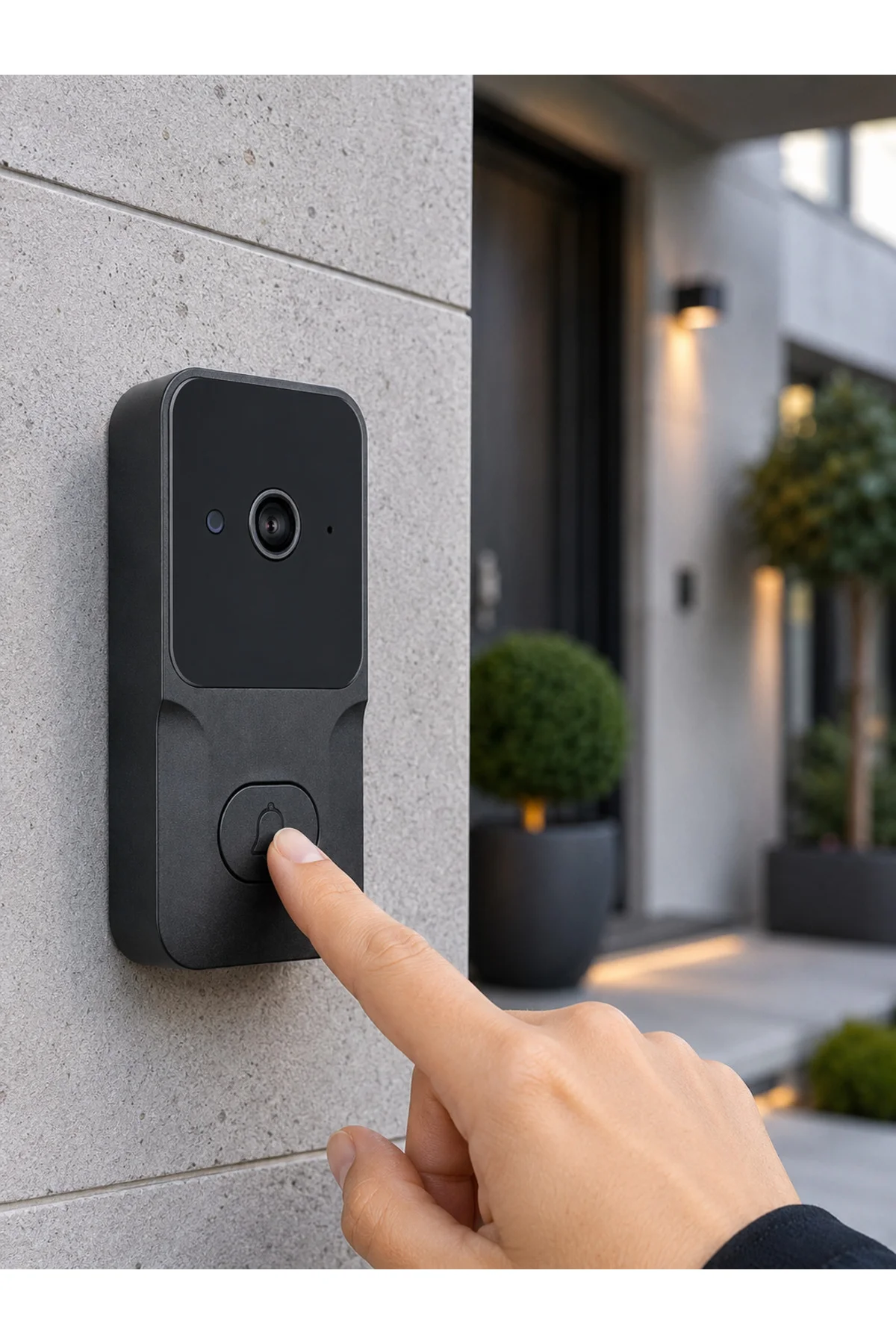 Wi-Fi Akıllı Görüntülü Kapı Zili | Hd Kamera, Gece Görüşü Ve Telefon Bildirimli - Görsel 5