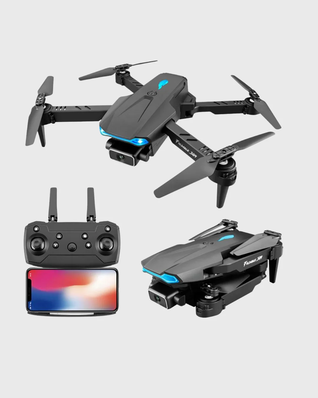 Wi-Fi Bağlantılı 4K Drone Katlanabilir ve 360° Takla Özellikli