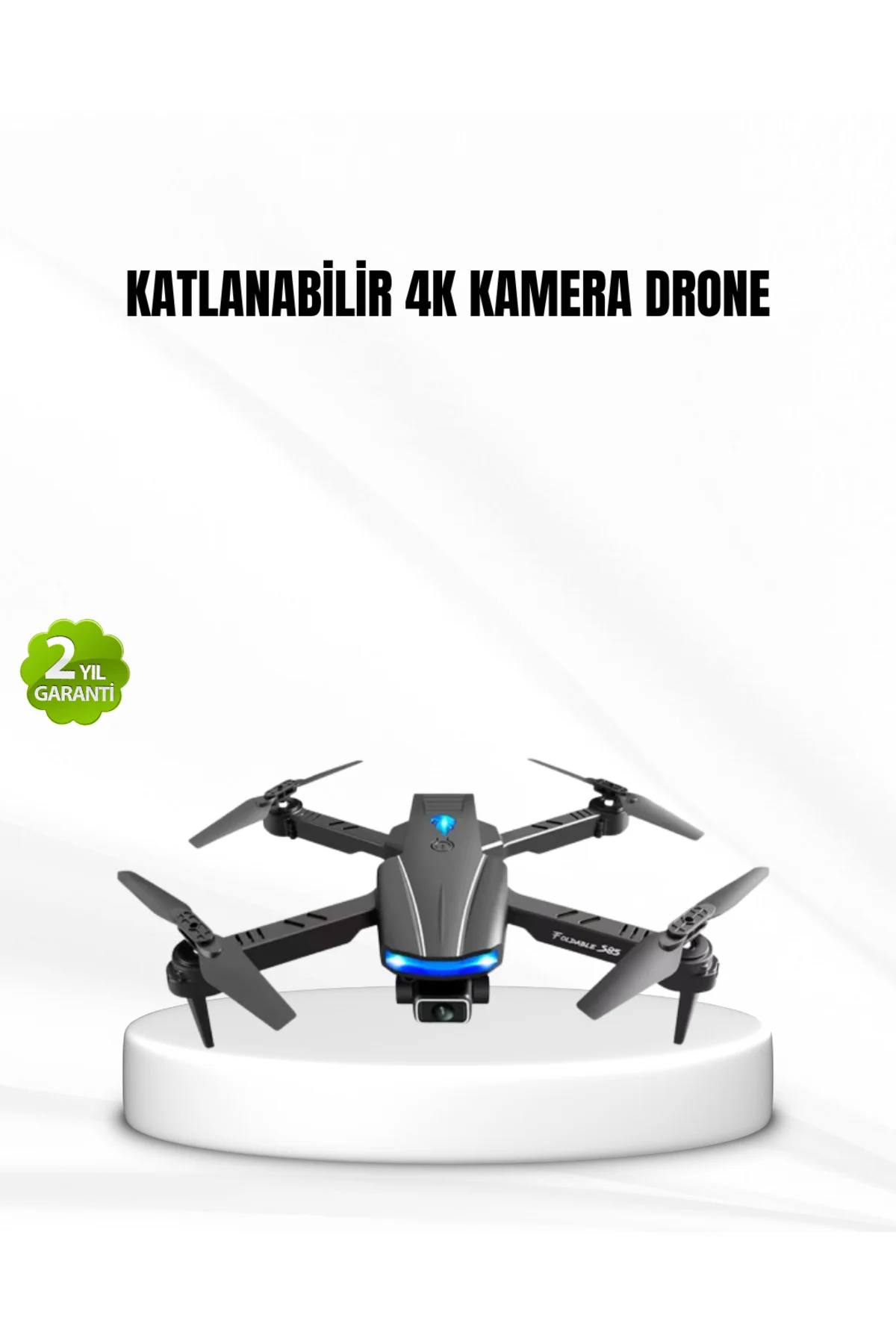 Wi-Fi Bağlantılı 4K Drone Katlanabilir ve 360° Takla Özellikli