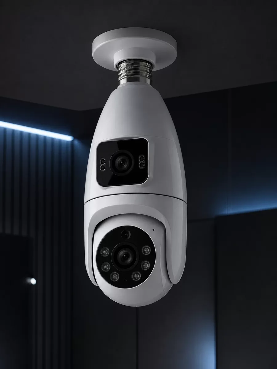 Wi-Fi Çift Lens Ampul Kamera  Akıllı Ev Güvenliği Fiyatı, Yorumları ve Özellikleri