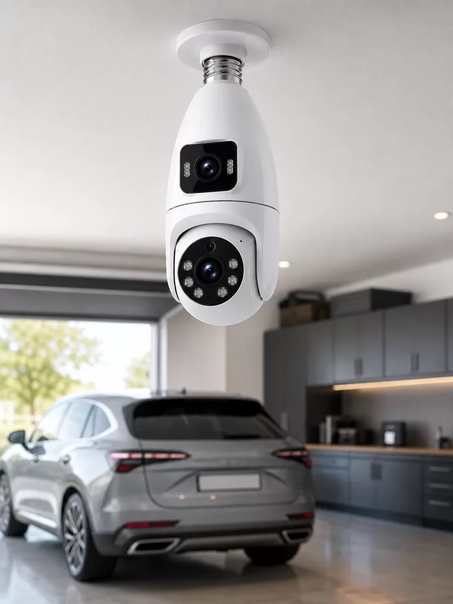 Wi-Fi Çift Lens Ampul Kamera  Akıllı Ev Güvenliği Fiyatı, Yorumları ve Özellikleri