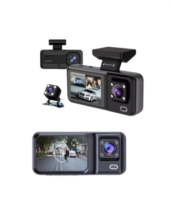 Wi-Fi Destekli Araç Kamerası 2.7” Ekran 128GB Destek ve IR Gece Görüş - 1080p Full HD Dashcam