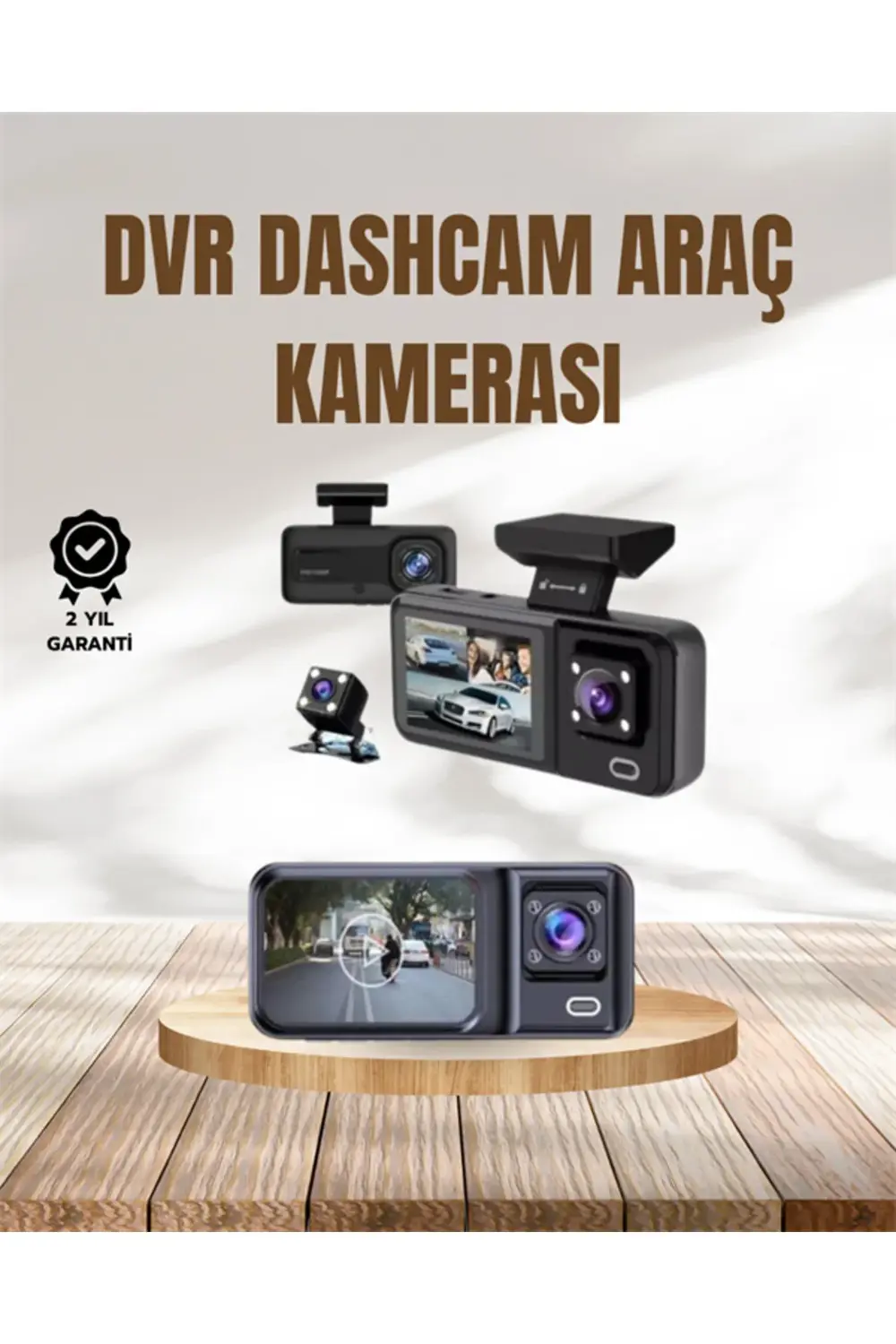 Wi-Fi Destekli Araç Kamerası: 2.7” Ekran, 128GB Destek ve IR Gece