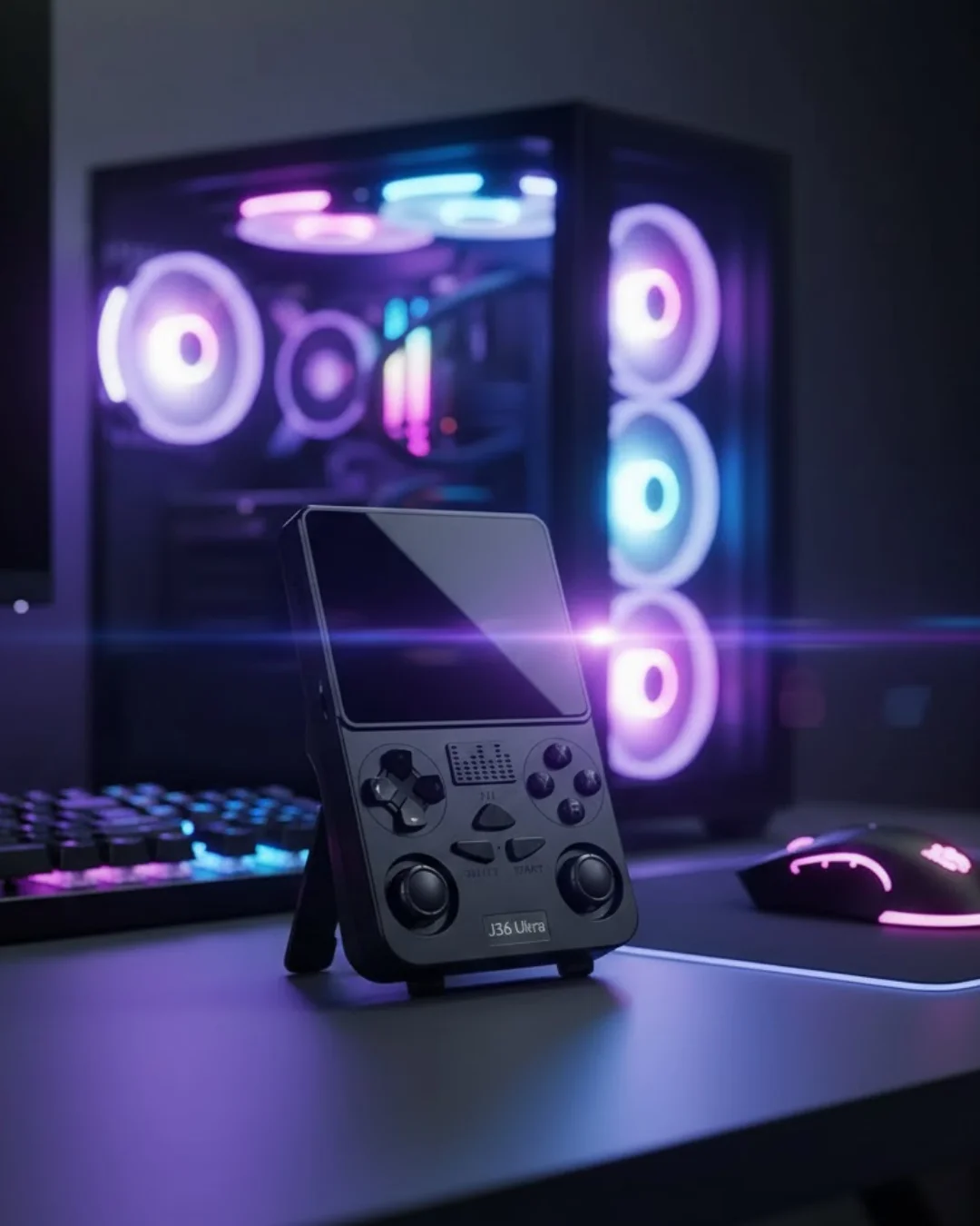 Wi-Fi Özellikli Taşınabilir Retro Oyun Konsolu Analog Joystickli Wi-Fi Özellikli Taşınabilir Retro Oyun Konsolu Analog Joystickli