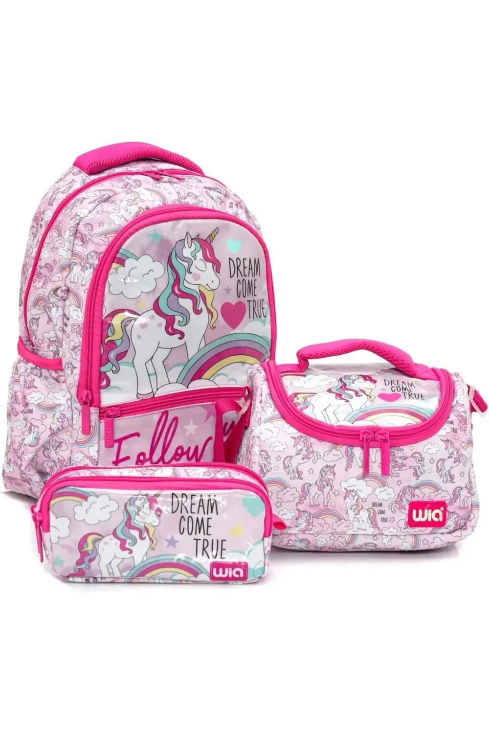 Wia Soft Kız Çocuk Okul Seti Pembe 395519