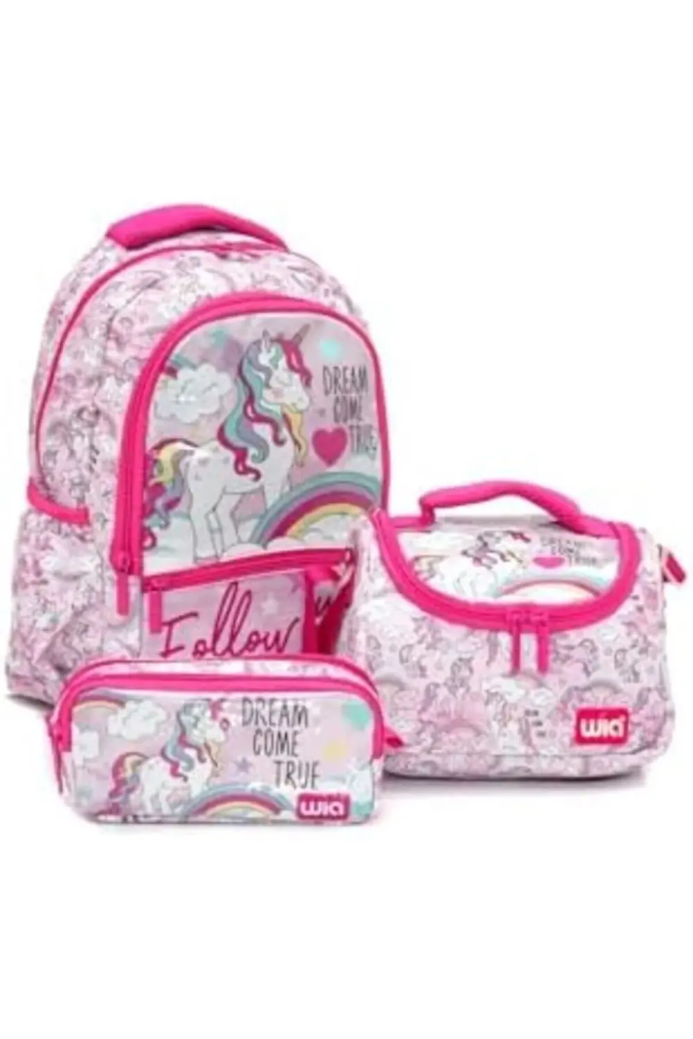 Wia Soft Kız Çocuk Okul Seti Pembe 395519