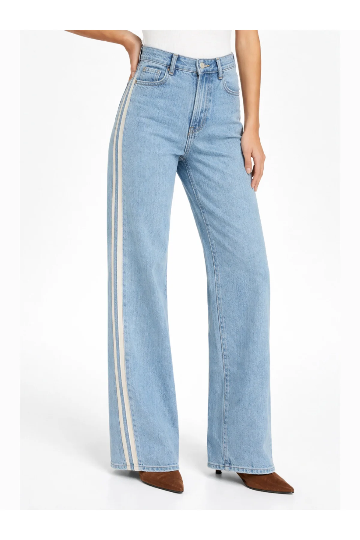 💎 Wide Leg Yüksel Bel Geniş Paça Kadın Jeans