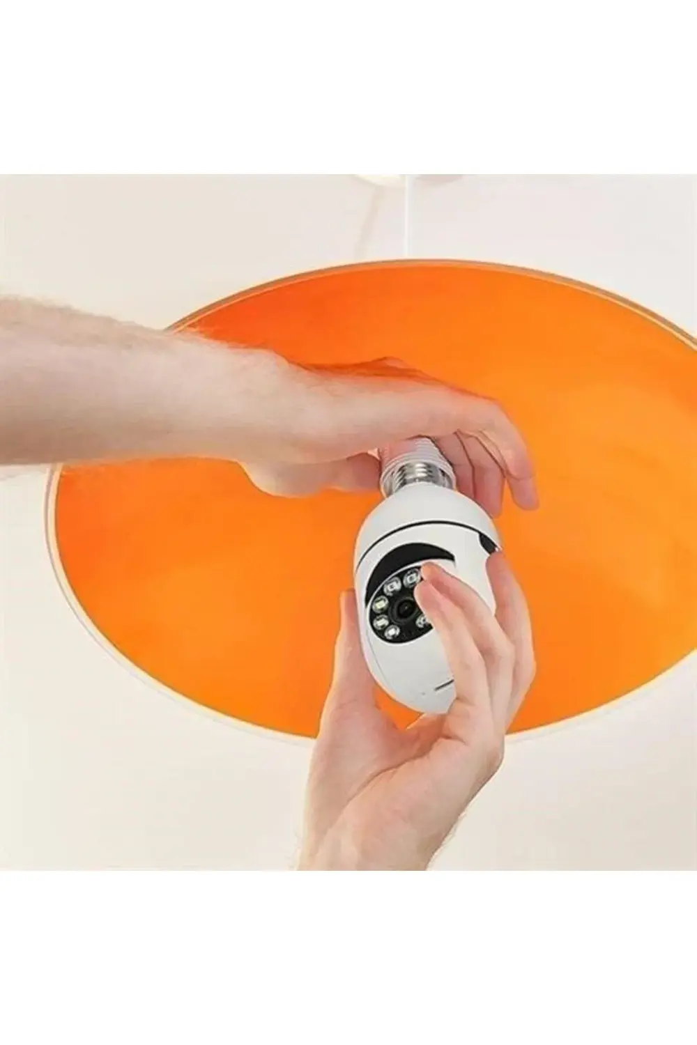 ® WiFi 360 Panoramik Ampul Kamera Gece Görüş Ses Akıllı Hareket A