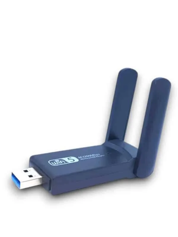 WiFi 5 Adaptör Dual Band USB 3.0 - 1200 Mbps Kablosuz Wifi Alıcı ve Hızlandırıcı