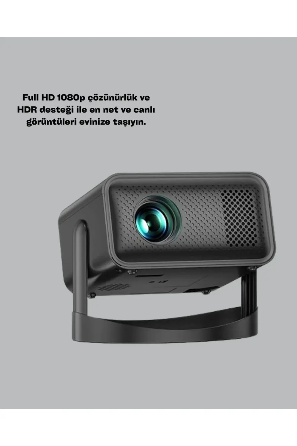 WiFi 6 ve Bluetooth 5 Bağlantılı Taşınabilir Projeksiyon Makinesi