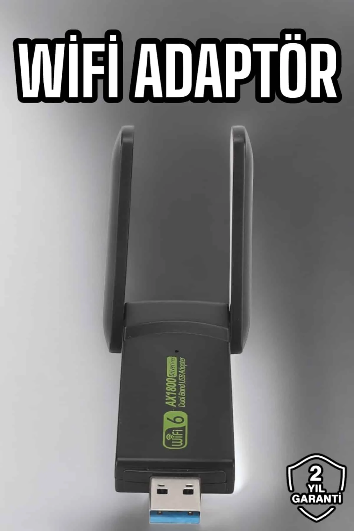 Wifi Adaptör Çift Bantlı Kablosuz Wifi Adaptörü