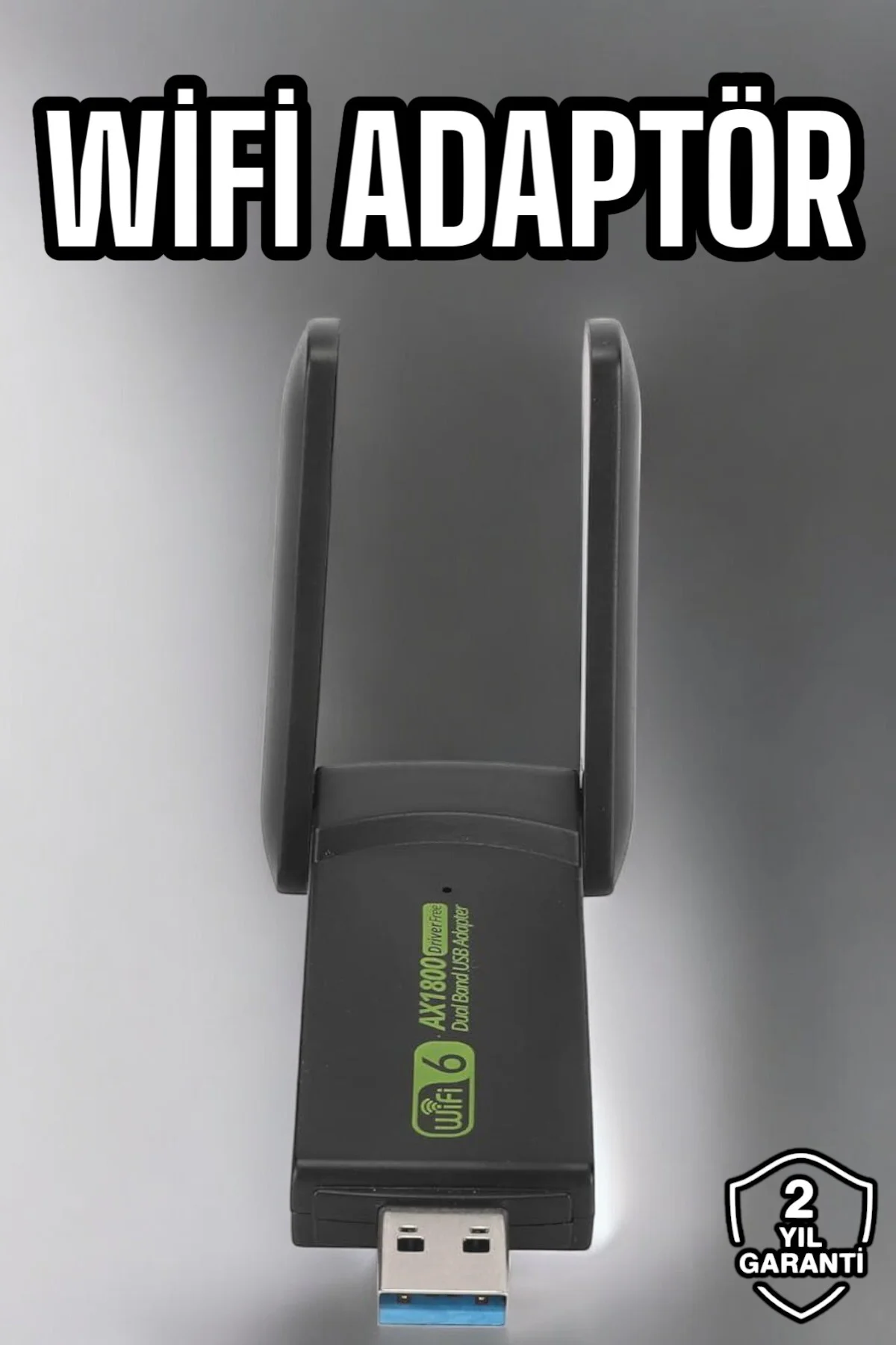 Wifi Adaptör Çift Bantlı Kablosuz Wifi Adaptörü