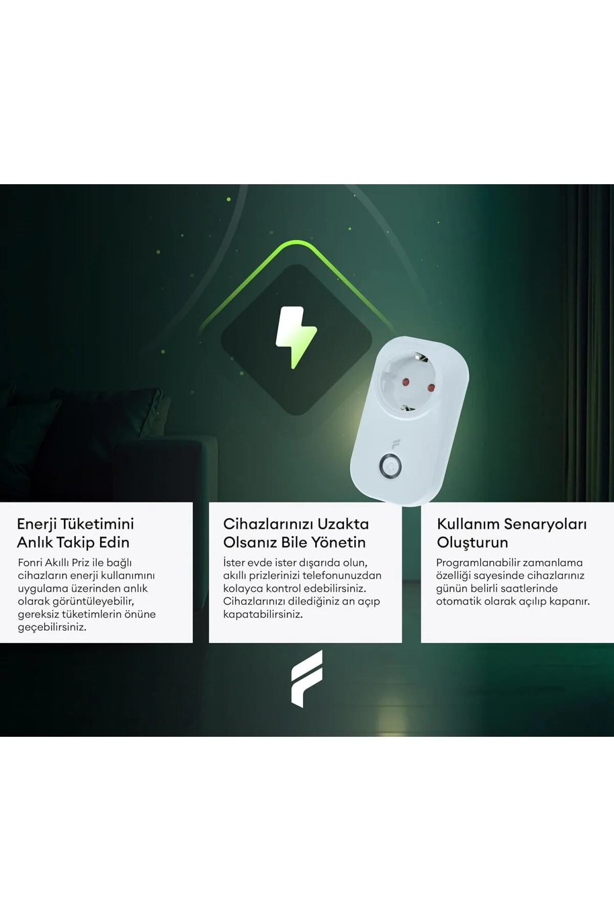 WİFİ Akıllı Akım Korumalı Priz