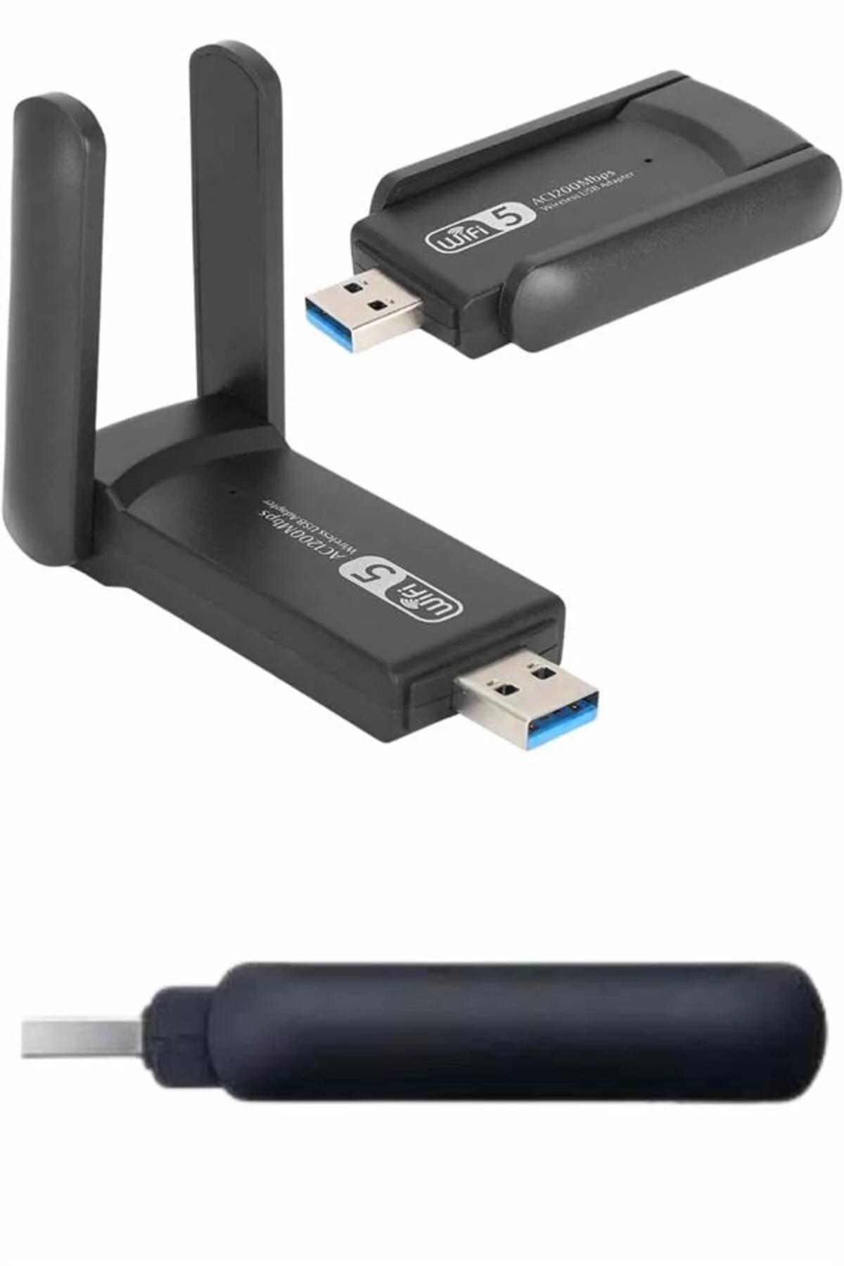 Wifi Alıcı Dual Band Usb 3.0 Adaptör Kablosuz Windows 7/8/10/11 -