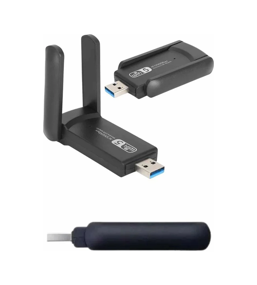 Wifi Alıcı Dual Band Usb 3.0 Adaptör Kablosuz Windows 7/8/10/11