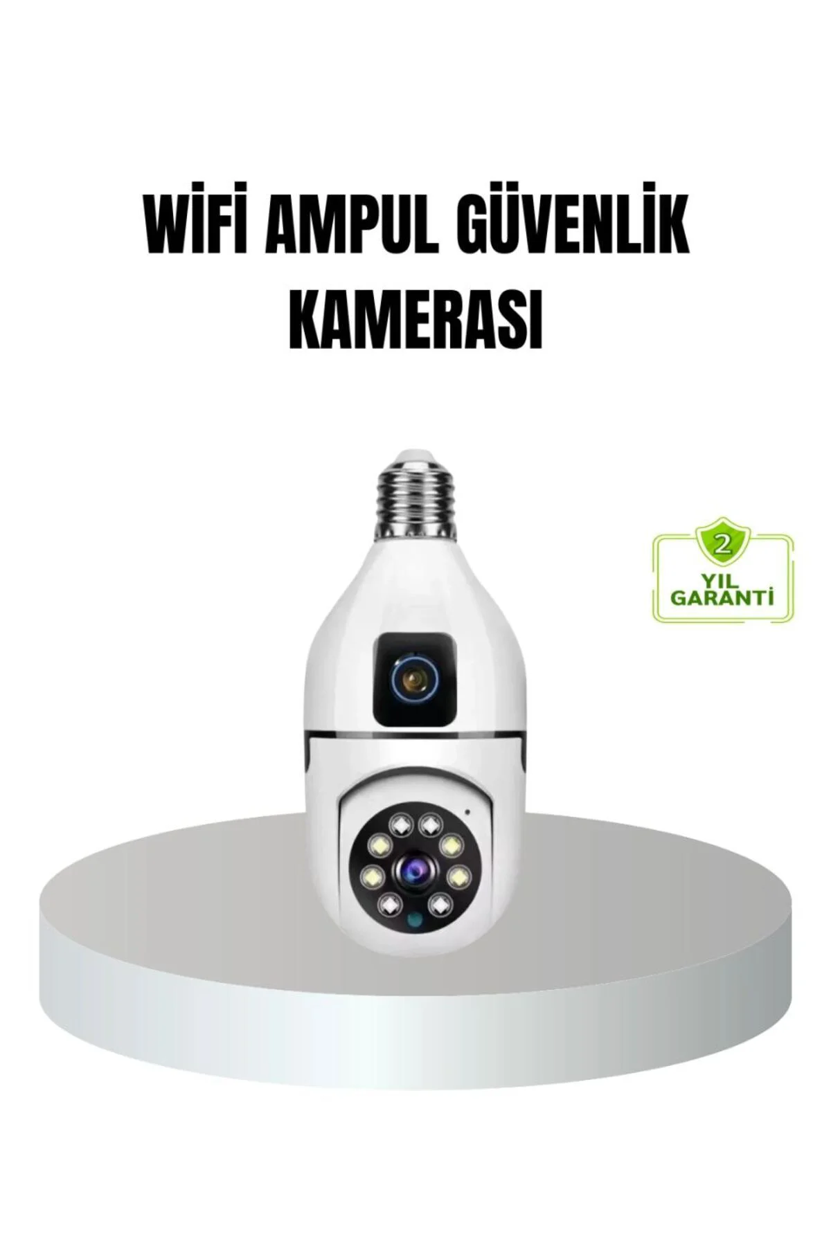 Wifi Ampul Güvenlik Kamerası 1080p Full Hd Gece Görüşlü Ve Hareke