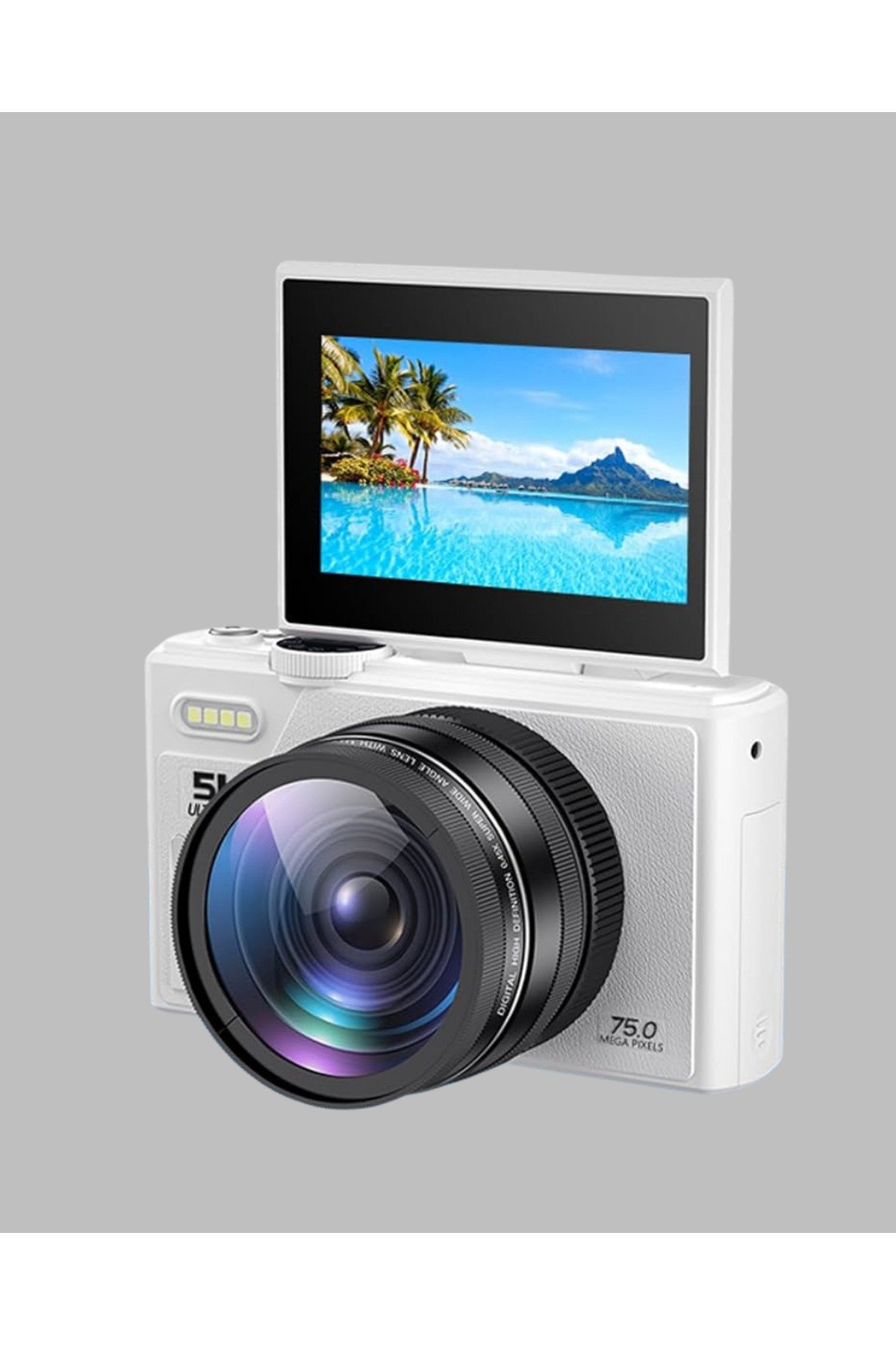 WiFi Bağlantılı 5K Ultra HD Dijital Kamera 75MP Otofokus