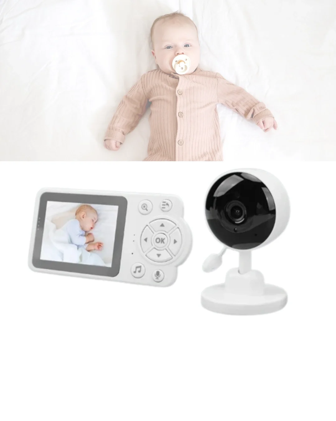 WiFi Gerektirmeyen Dijital Şifrelemeli Bebek Monitörü Yeni Nesil