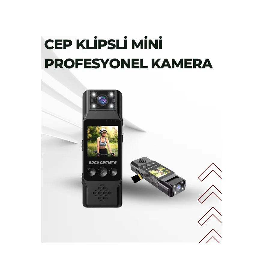 Wifi İle Uzaktan Erişimli Mini Kamera 1200mah Batarya, 1080p Vide