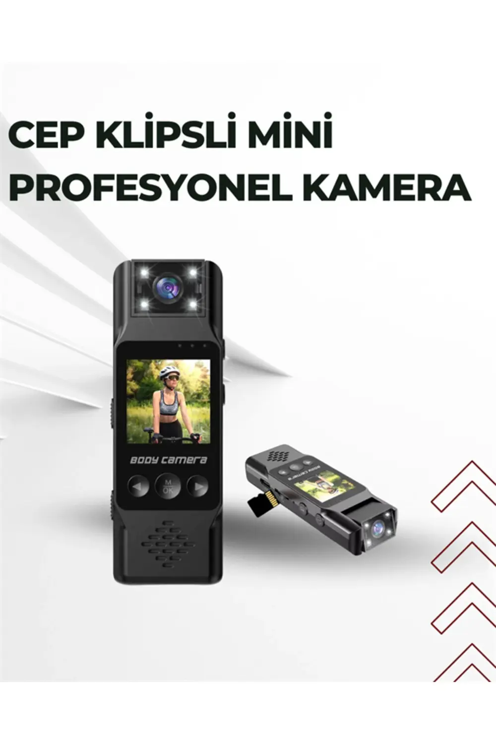 WiFi ile Uzaktan Erişimli Mini Kamera – 1200mAh Batarya, 1080P Vi