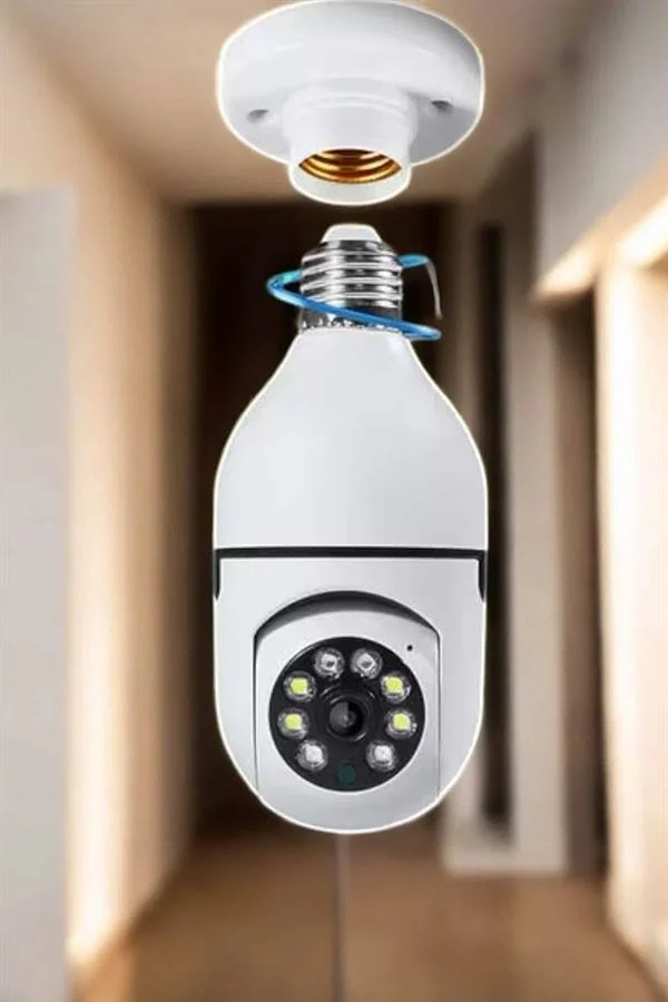 Wifi Kamera Duylu Ampul Görünümlü 360 Derece Dönebilen Ev Kamerası Fiyatı, Yorumları ve Özellikleri
