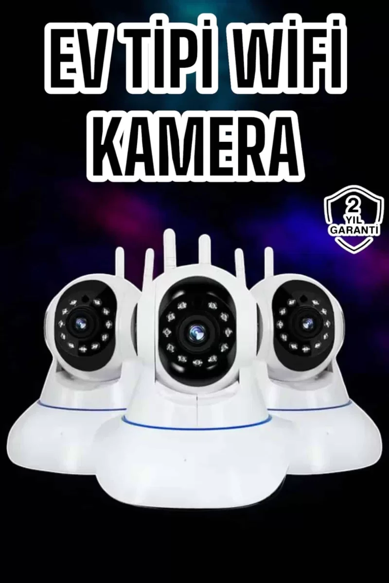 Wifi Kamerası Çift Yönlü Bebek Güvenlik Kamerası Gece Görüşlü - Lisinya