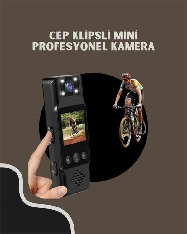 WiFi Özellikli Taşınabilir Kamera – 1.3” TFT Ekran, 3MP Fotoğraf,