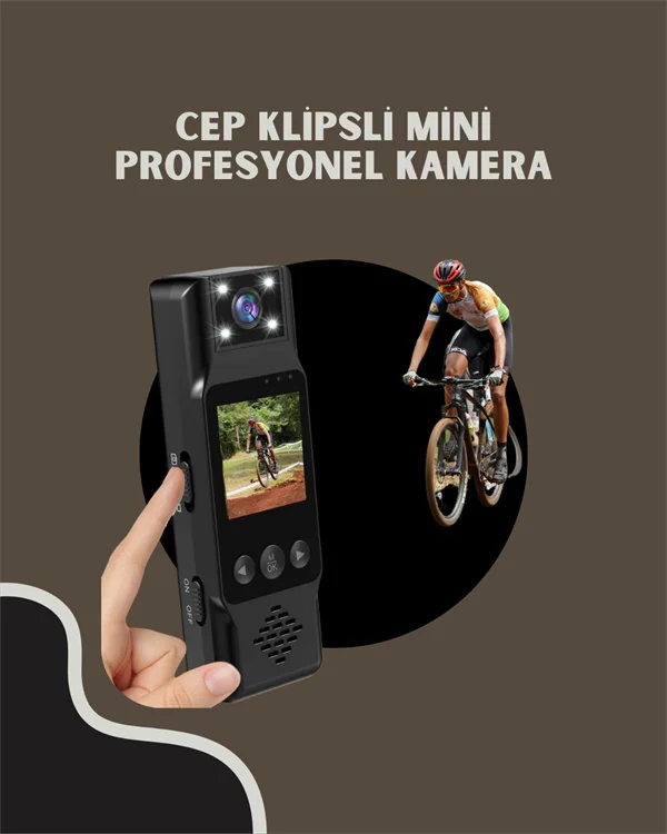 Wifi Özellikli Taşınabilir Kamera 1.3 Tft Ekran, 3mp Fotoğraf, 128gb Kart Desteği - Lisinya