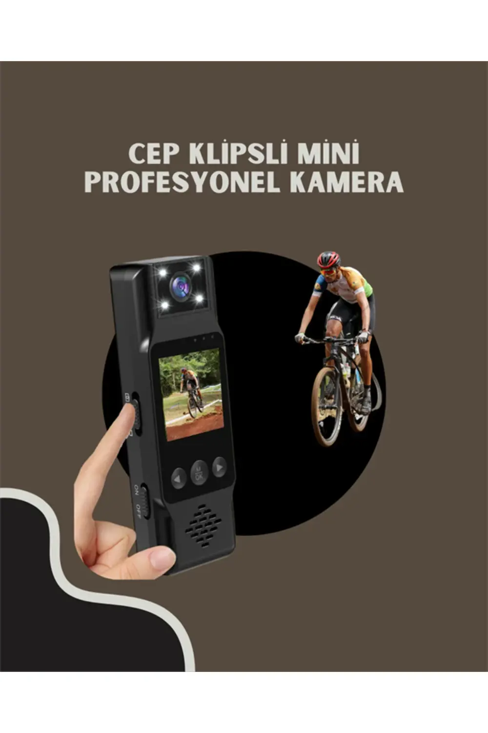 WiFi Özellikli Taşınabilir Kamera – 1.3” TFT Ekran, 3MP Fotoğraf,