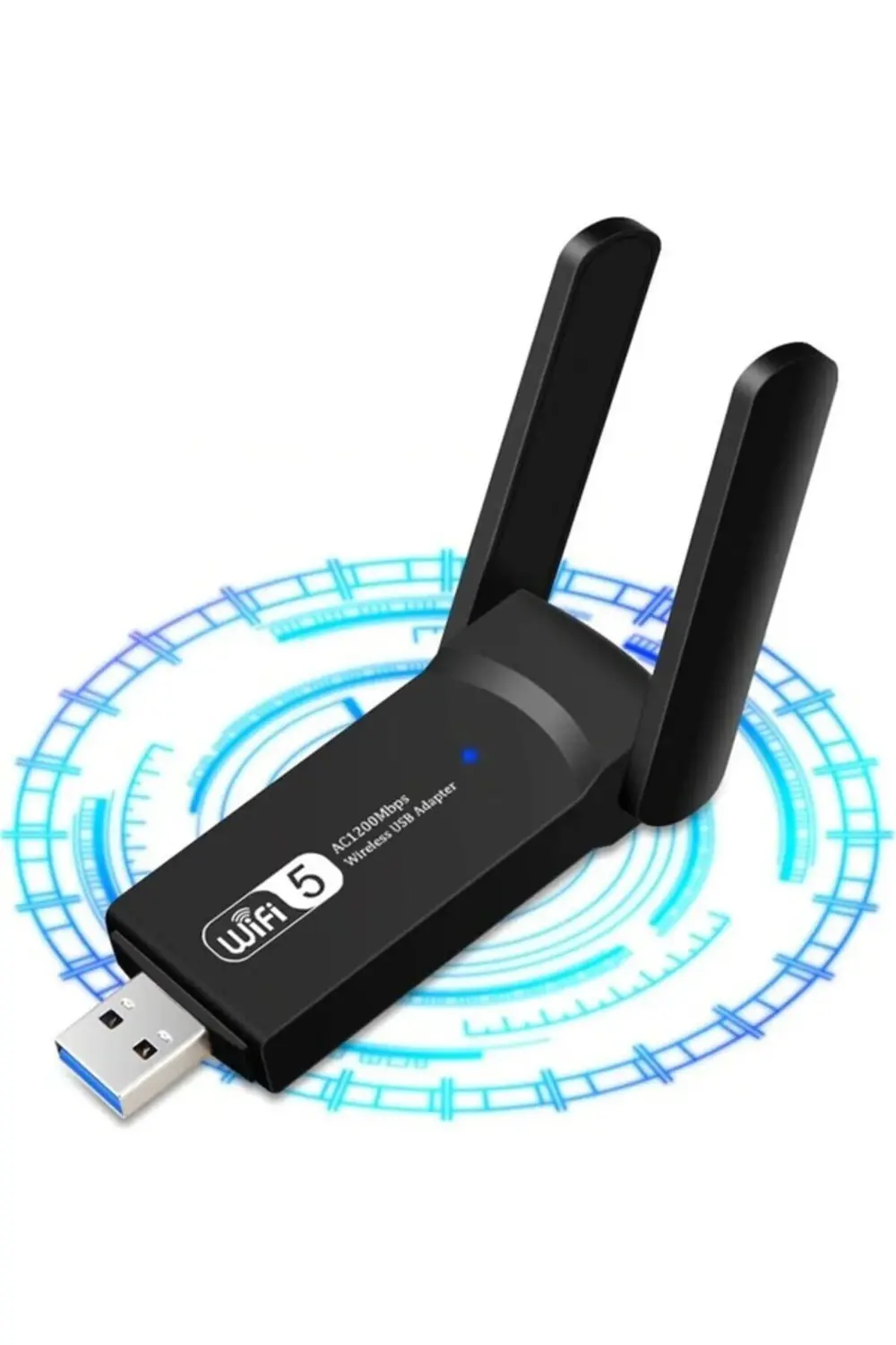 Wifi Usd Adaptör AC1300 Mbps Dual Band USB 3.0 Adaptör Kablosuz W