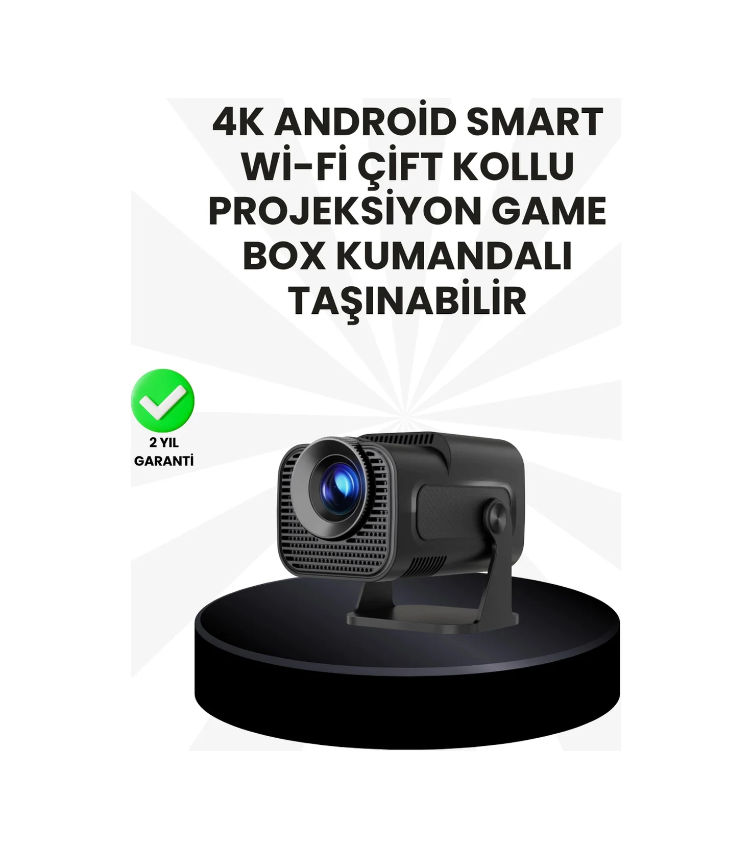Wifi6 Ve Bluetooth 5.4 Destekli Led Projektör - Hcs350pro