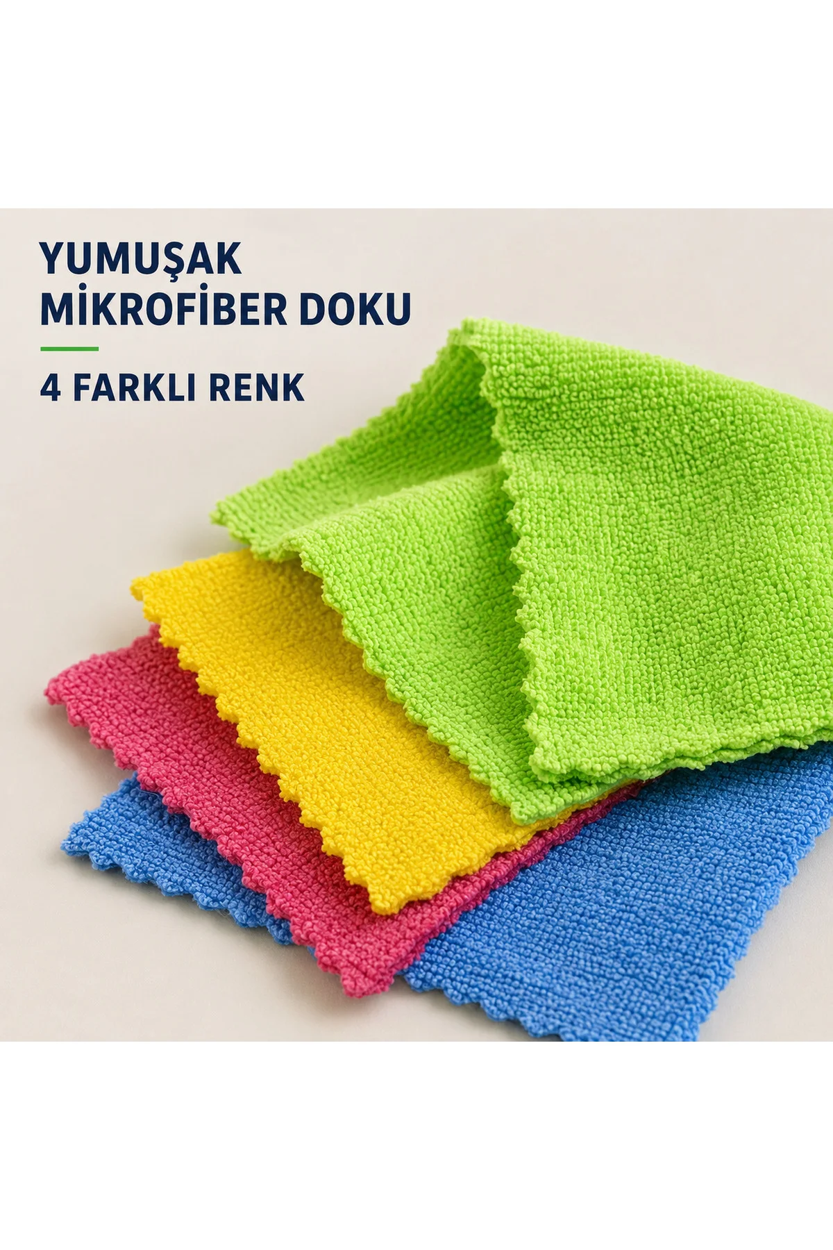 Wikro 4’lü Mikrofiber Temizlik Bezi – Çok Amaçlı, Yumuşak Dokulu, Renkli Ev ve Araç Temizlik Bezi Wikro 4’lü Mikrofiber Temizlik Bezi – Çok Amaçlı, Yumuşak Dokulu, Renkli Ev ve Araç Temizlik Bezi