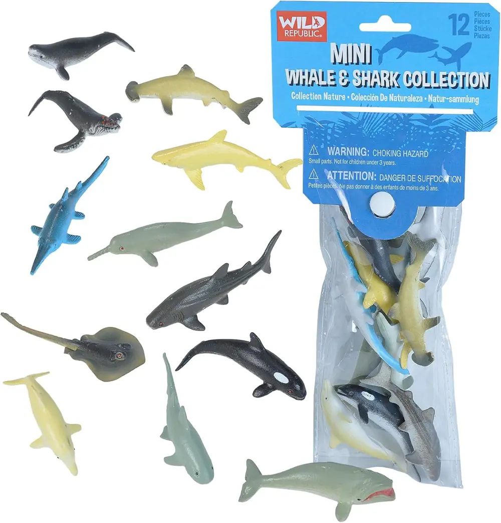 Wild Republic Mini Balina & Köpekbalığı Koleksiyonu  10 parça 221
