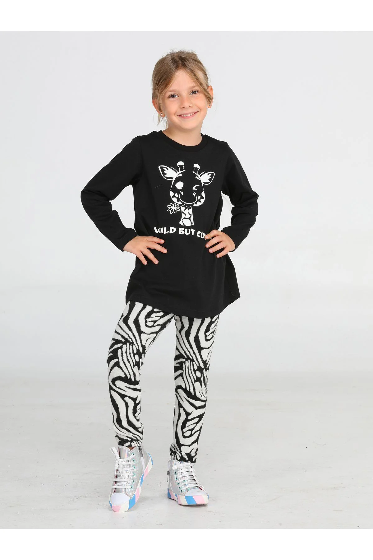 Wild&Cute Kız Çocuk Tunik Takım