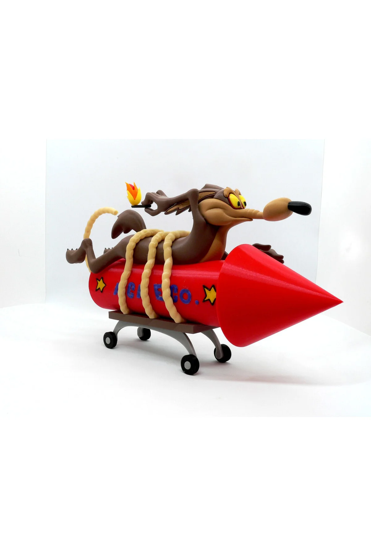 Wile E. Coyote Looney Tunes Çizgi Karakter Figür 15 Cm